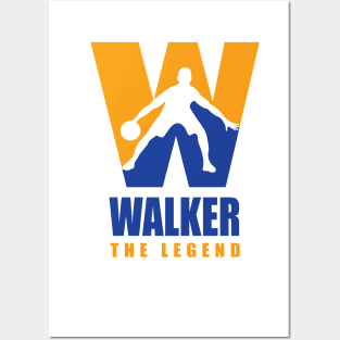 Walker Custom Player Basketball Your Name The Legend T-Shirt Posters and Art